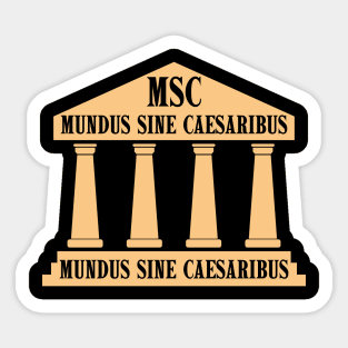 mundus-sine-caesaribus Sticker
